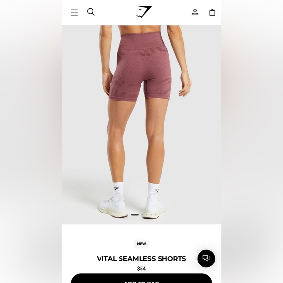 Women Gymshark red shorts - Picture 4 of 4